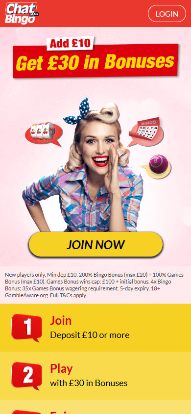 Chat Mag Bingo Casino Mobile screenshot